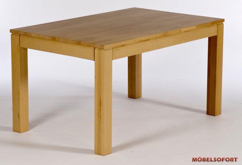 Esstisch Toby, Tisch, Kernbuche massiv, 140/220 x 90