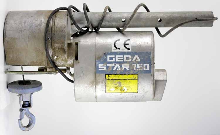 , Schwenkarmaufzug, Bauaufzug Geda Star 150 Motor (b302)