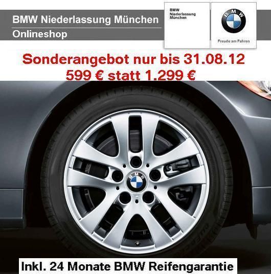 3er E90 E91 E92 E93 16 Zoll Winterräder Doppelspeiche 156 NG