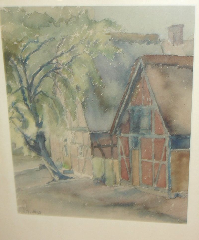 1950 (wie vorher) Alte Scheune Aquarell, 149/13031