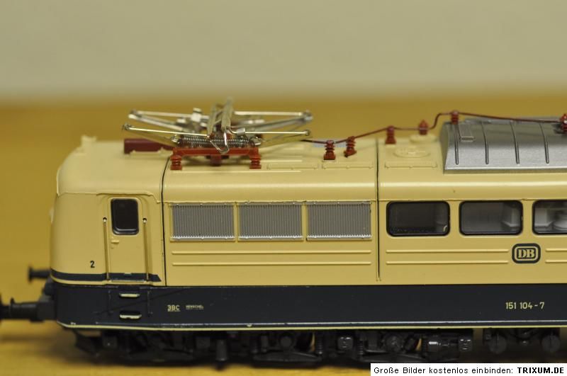 HO Märklin 8358 Elektrolok 151 104 7 DB neuwertiger Zustand OVP 2