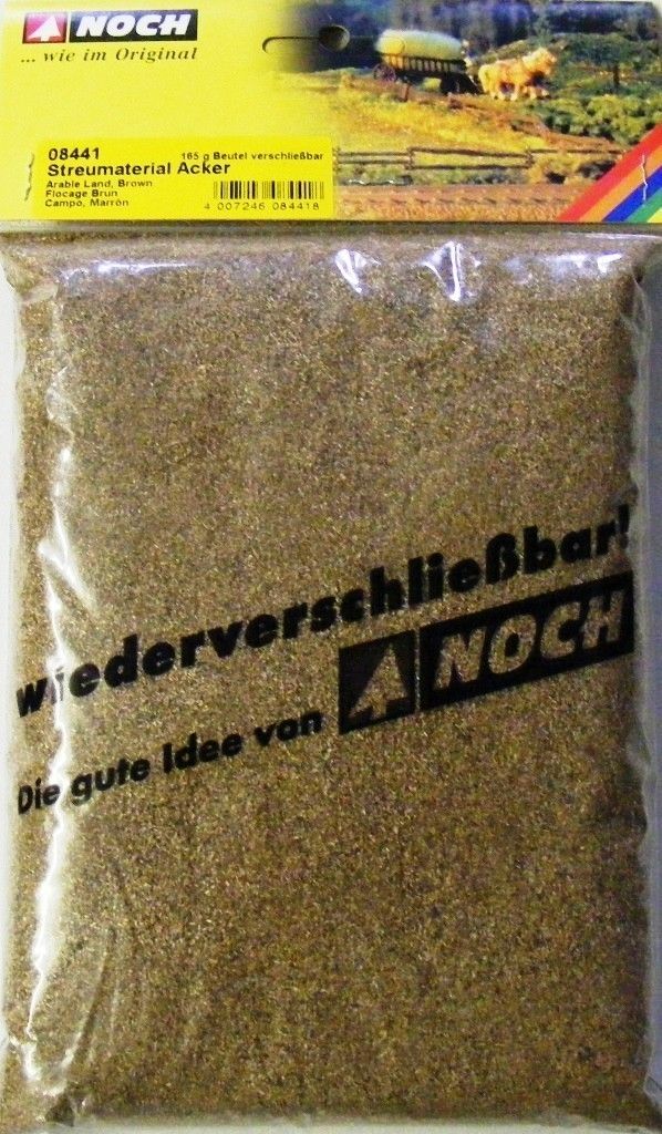 NOCH 08441 Streumaterial, Acker  165 g Beutel  Günstig Neu (100g=2