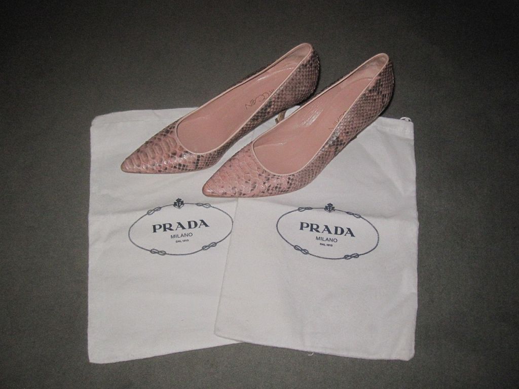 wunderschöne Marc Cain echt Schlangenleder Pumps Gr. 38 + Prada