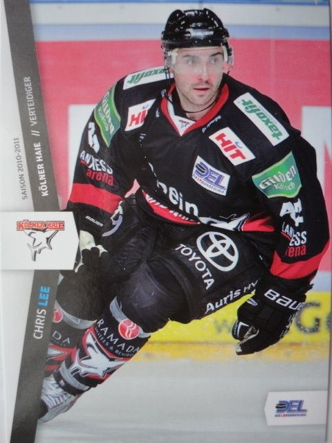 DEL 2010/11 Chris Lee Kölner Haie 168 Playercard