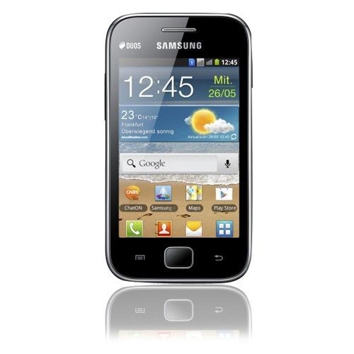 Samsung S6802 Galaxy ACE Duos Metallic Black Dual Sim NEU