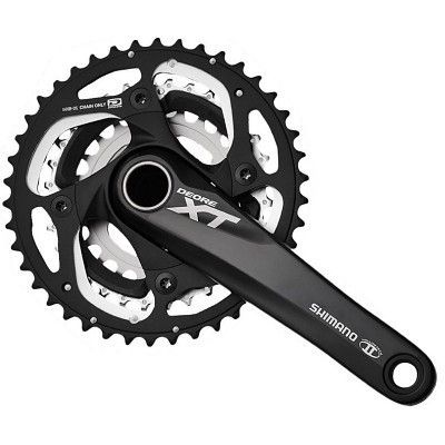 SHIMANO Kettenradgarnitur Deore XT FC M 780 24/32/42Z 175mm schwarz