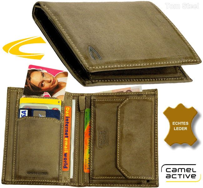 CAMEL ACTIVE(hellbraun)HERREN GELDBÖRSE PORTEMONNAIE GELDBEUTEL