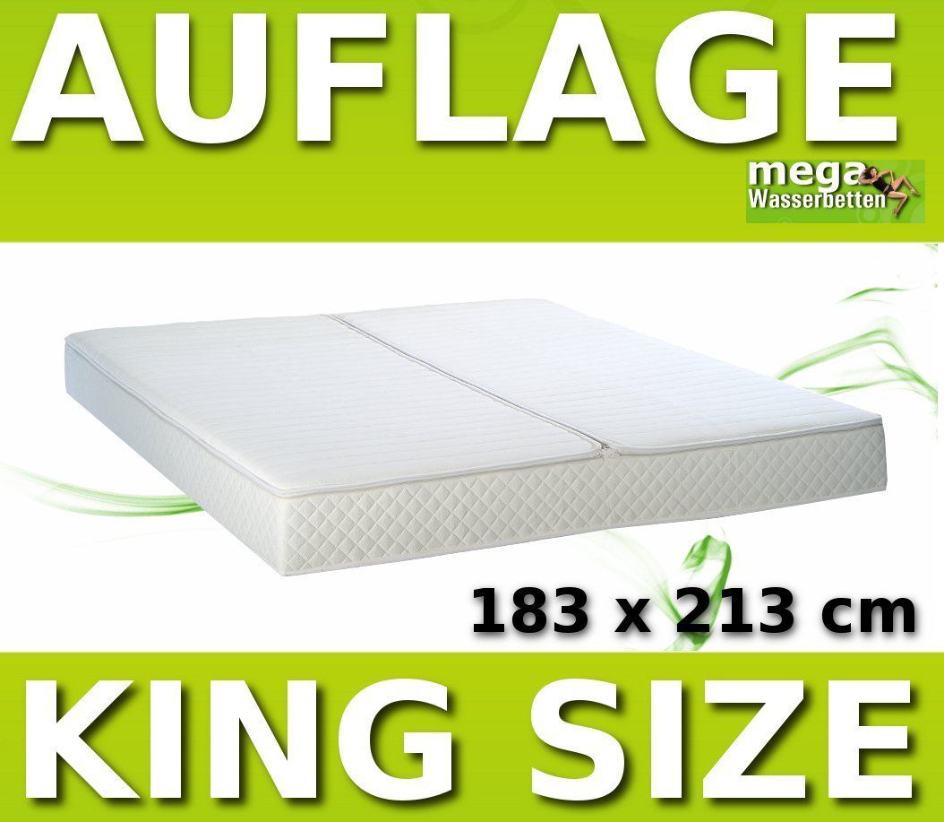 Wasserbett Hardside Frottee Bezug Kingsize 183 x 213 cm