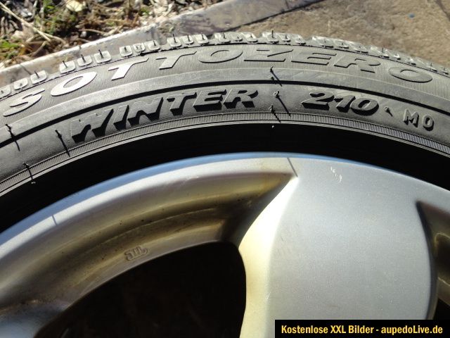 MERCEDES*WINTERRÄDER*PIRELLI*205 / 55 R16 91H*KBA 45369*