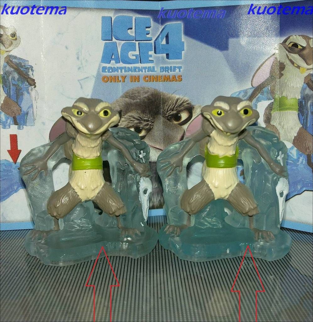 Variante RAR kinder Joy 2012 Ice Age 4 HYRAX HASE (DC227) + BPZ