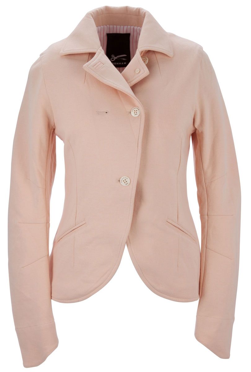 DENHAM Sweatblazer Blazer Sweatmaterial rose S/M(36/38) NEU UVP199