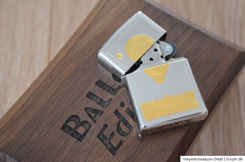 Original ZIPPO Balloon limited Edition   Gold Inlay No. 267/1000 very