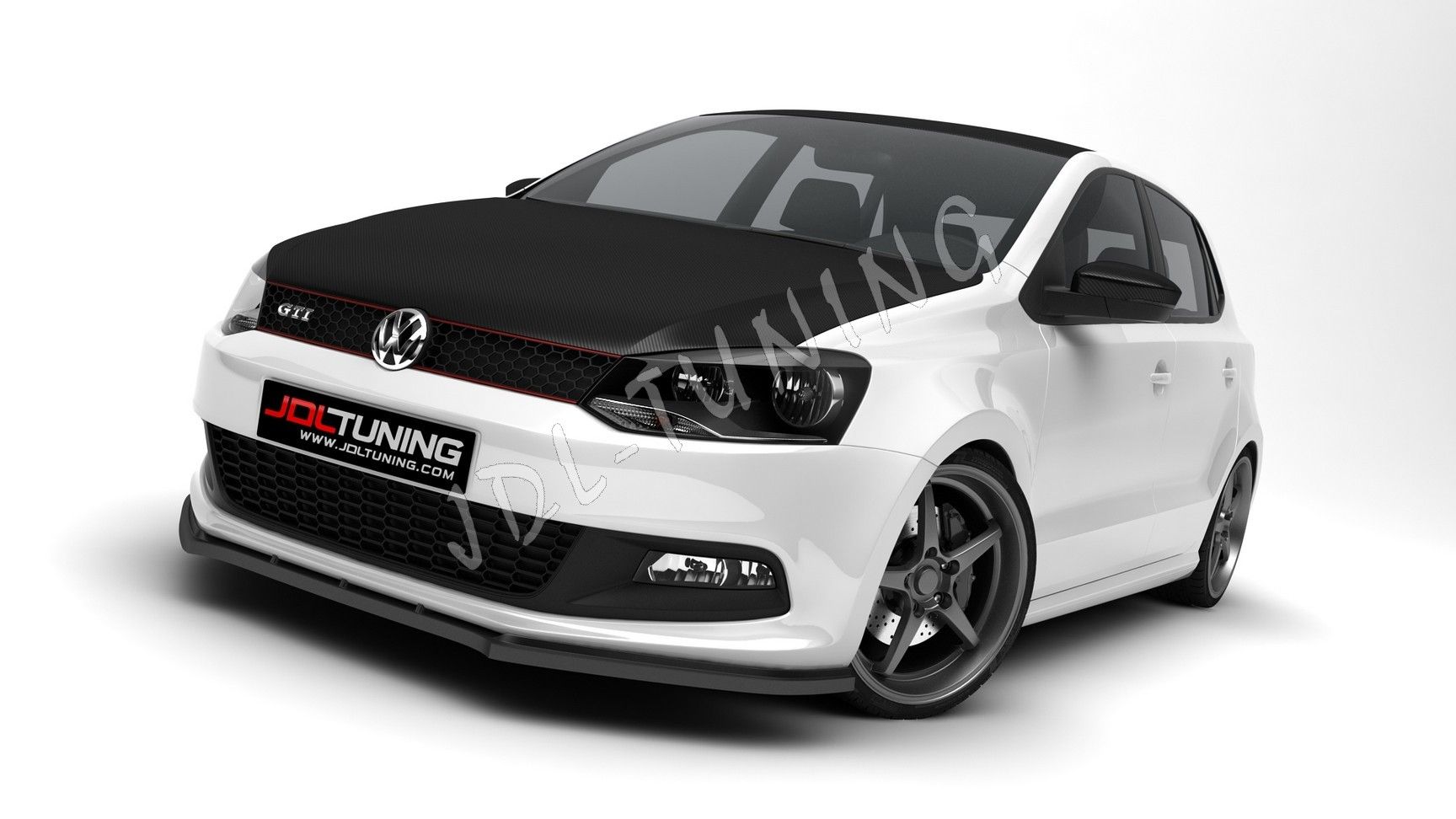 VW Polo 6R GTI Cup Spoiler Lippe Front Spoiler Schwert Frontlippe