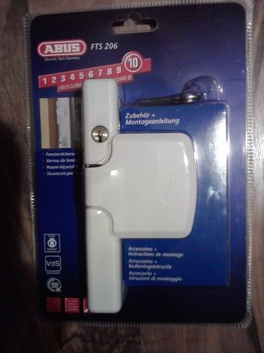 ABUS Fenstersicherung FTS 206 W SB in weiß NEU