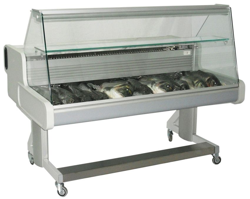 GGG Fleisch Fisch Kühltheke 1500x1068x1230mm Te 1°/+3°C