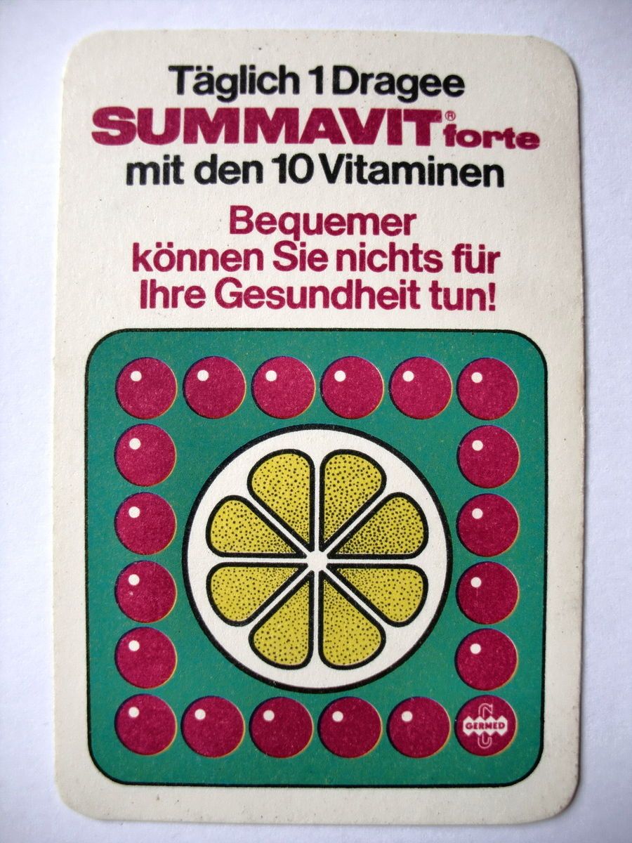 DDR Taschenkalender 1975 C GERMED Summavit forte ( 199