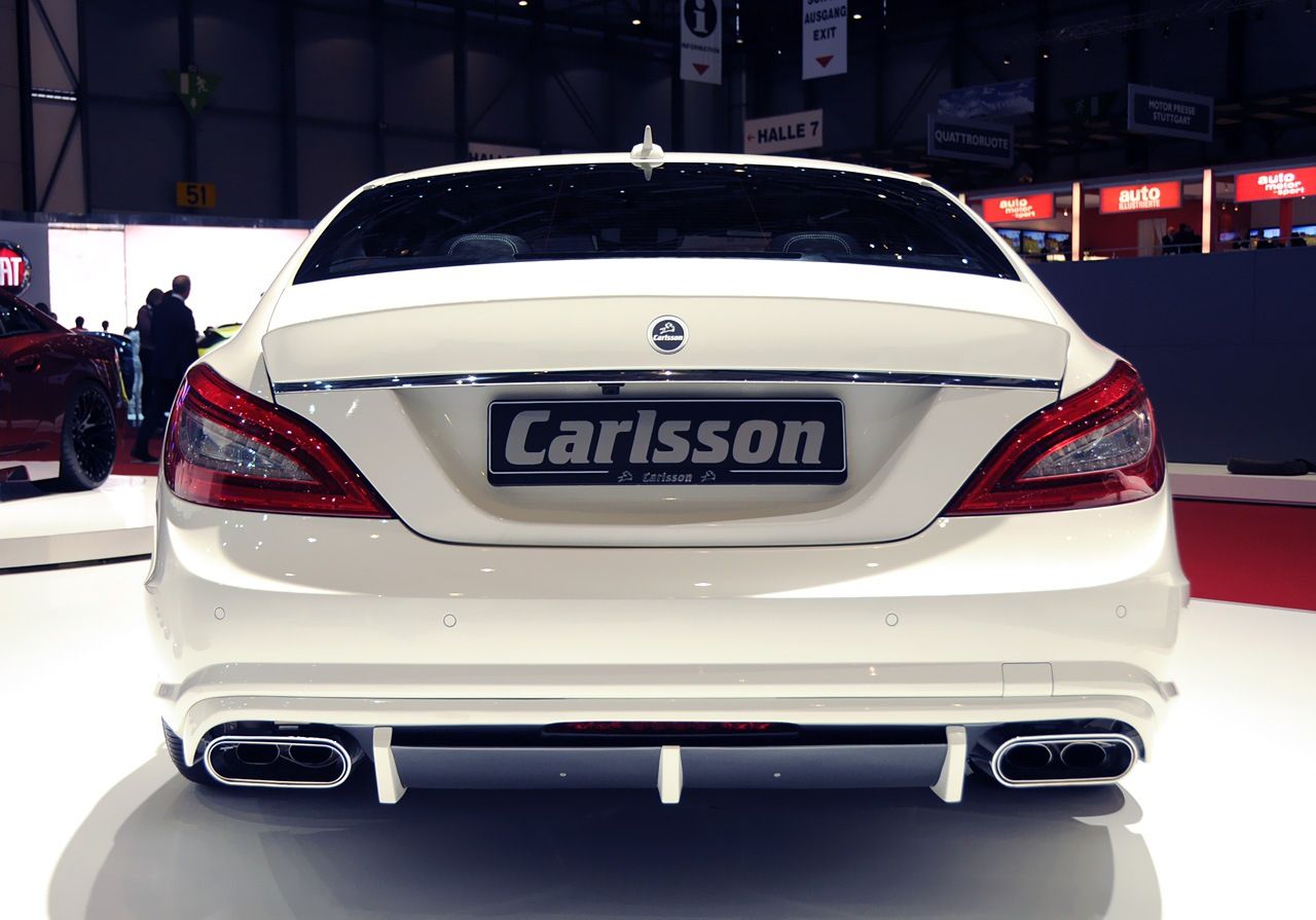 Carlsson Heckschürzeneinsatz mit Diffusor RS für alle Mercedes CLS