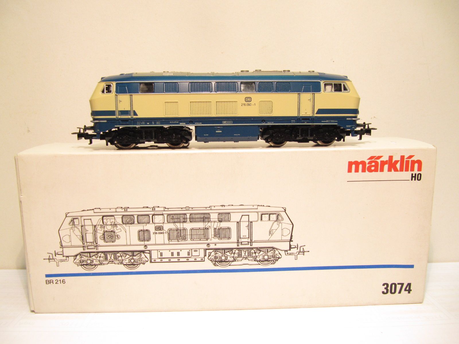 Märklin 3074 Diesellok BR 216 090 1 DB EP 4 OVP NEU FU430