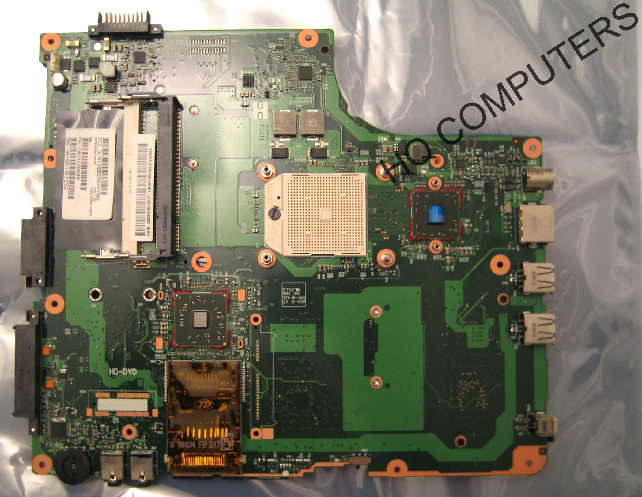 NEW Motherboard Toshiba A210 / A215 V000108680 6050A2127101 MB A02 AMD