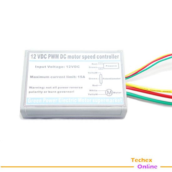 Drehzahlsteller/Regler/Kontrolle PWM 12V DC Motor 15A