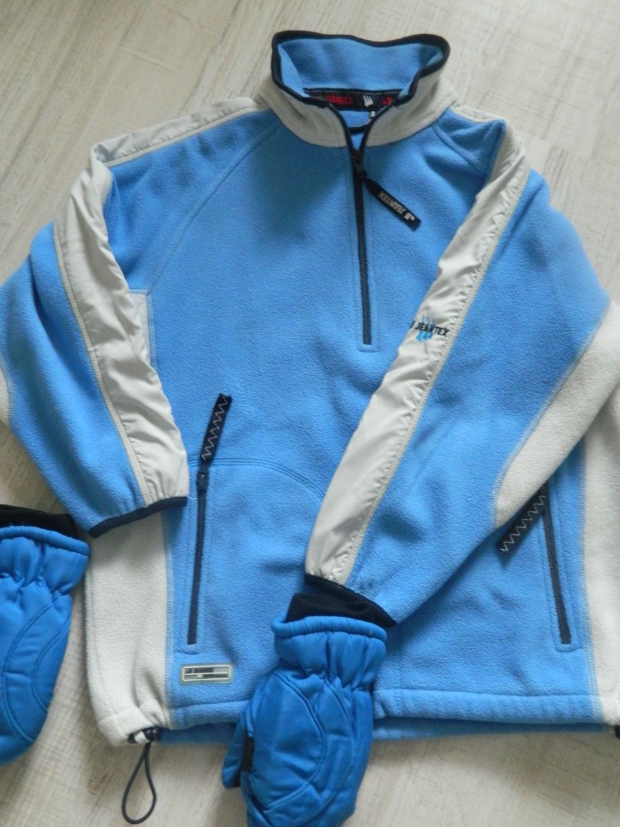 JEANTEX Fleece Pullover Gr 122 128 134 Skijacke Snowboard Segeln Jacke
