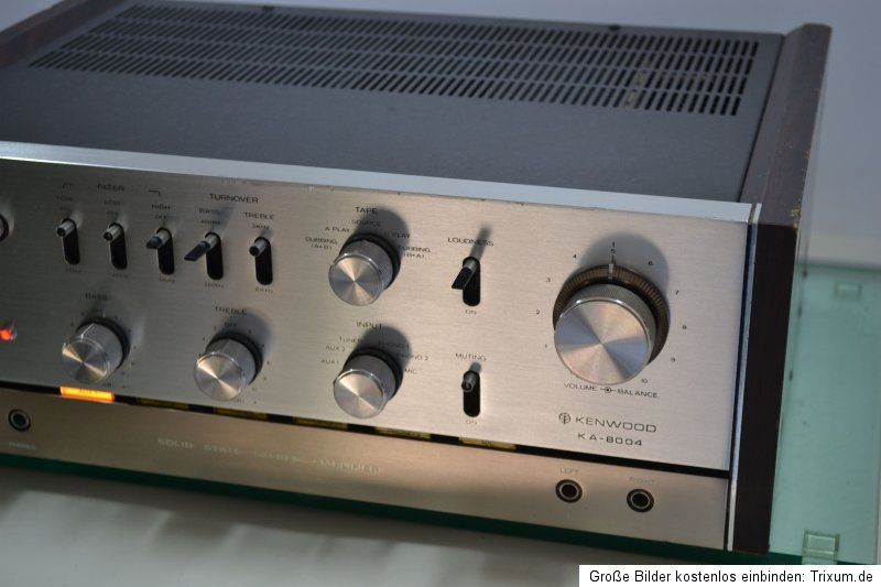 Kenwood TRIO KA 8004 VINTAGE High End Verstärker Bolide / KLASSIKER