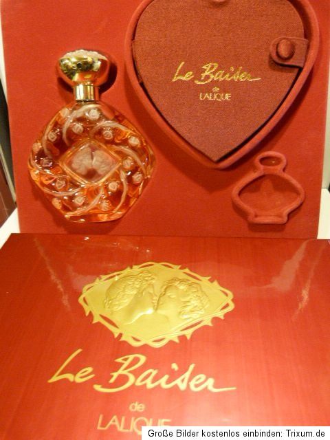 LALIQUE   LE BAISER DE LALIQUE   LOVE NOTES SET   PARFUM FLAKON DUFT