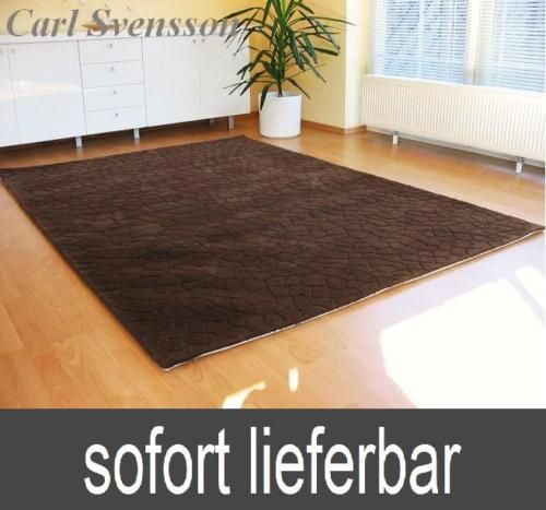 DESIGN TEPPICH chocolate Carl Svensson 240 x 170 cm