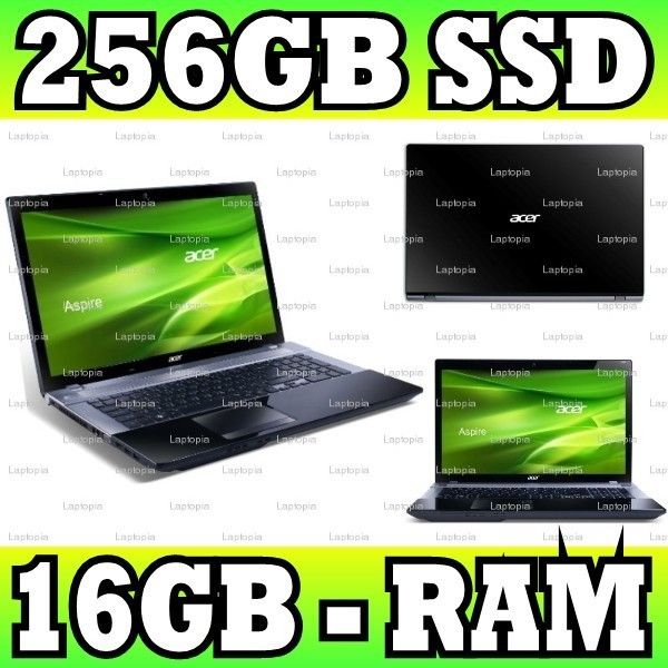 ACER V3 771G ~ CORE i5 ~ 256GB SSD + 500GB ~ 16GB RAM ~ USB 3.0