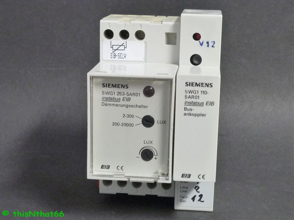  EIB KNX Daemmerungsschalter 253 5WG1 253 5AR01 inkl Busankoopler REG