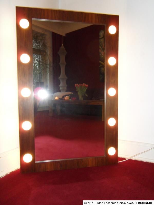 60er Jahre XXL Spiegel Palisander / Rosewood mirror 