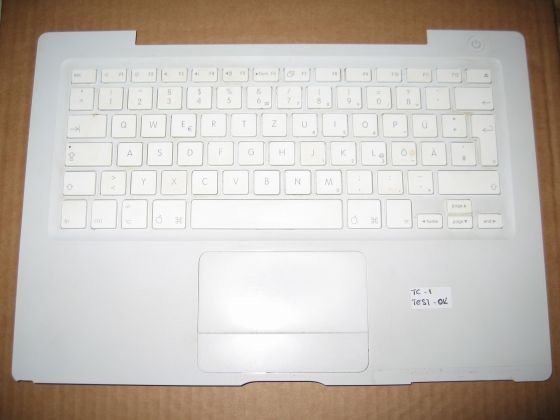 Topcase inkl. deutsche Tastatur für MacBook A1181   Weiß TC 1