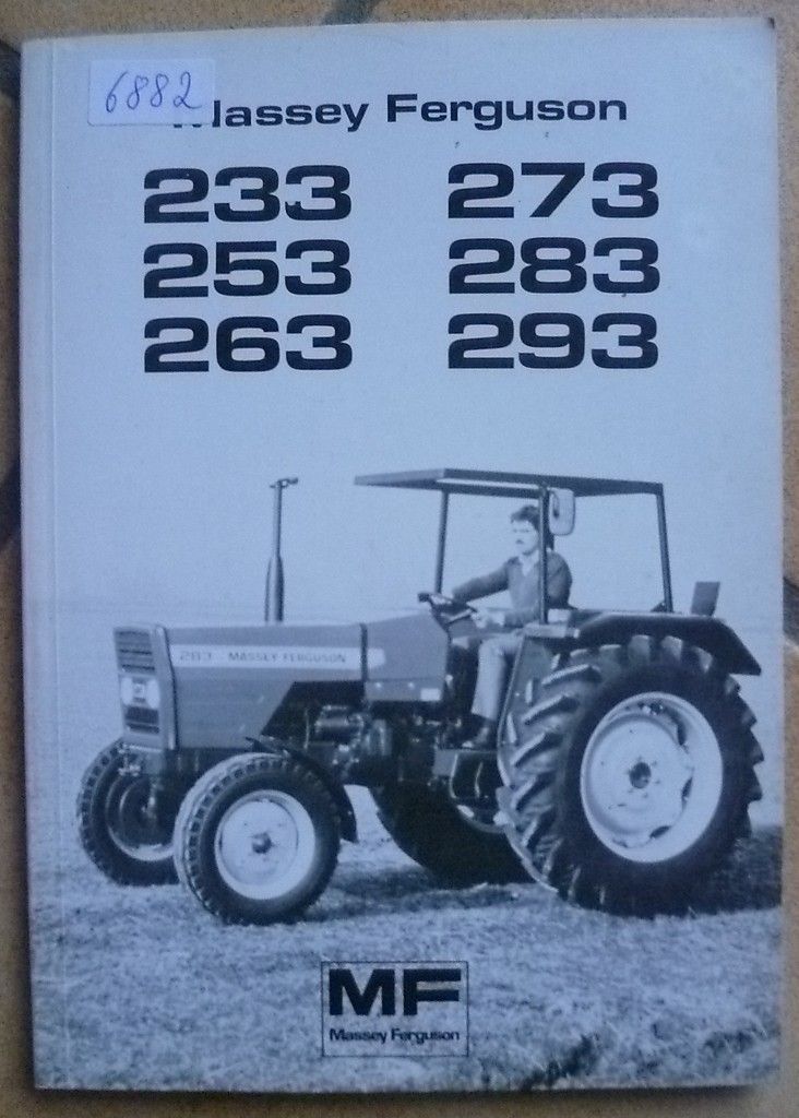 Massey Ferguson 233 253 263 273 283 293 Anleitung