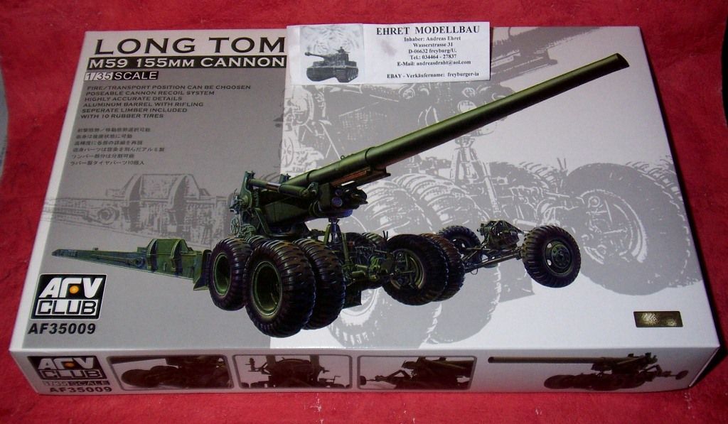 155mm Kanone Canon Long Tom in 135 AFV Club Neu