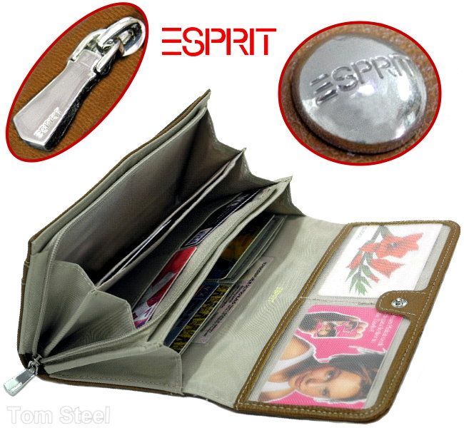 ESPRIT, Geldboerse, Portmonee, Geldbeutel, Geldtasche, Portemonnaie