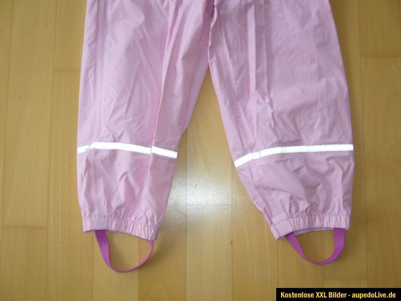 IMPIDIMPI Matschhose Regenhose Buddelhose ungefüttert Gr 98/104 rosa