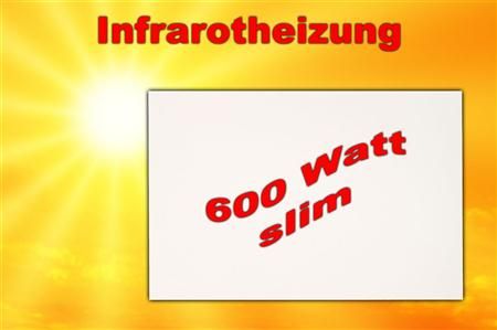 INFRAROTHEIZUNG FENIX 600 WATT SLIM HEIZUNG INFRAROT HEIZKÖRPER