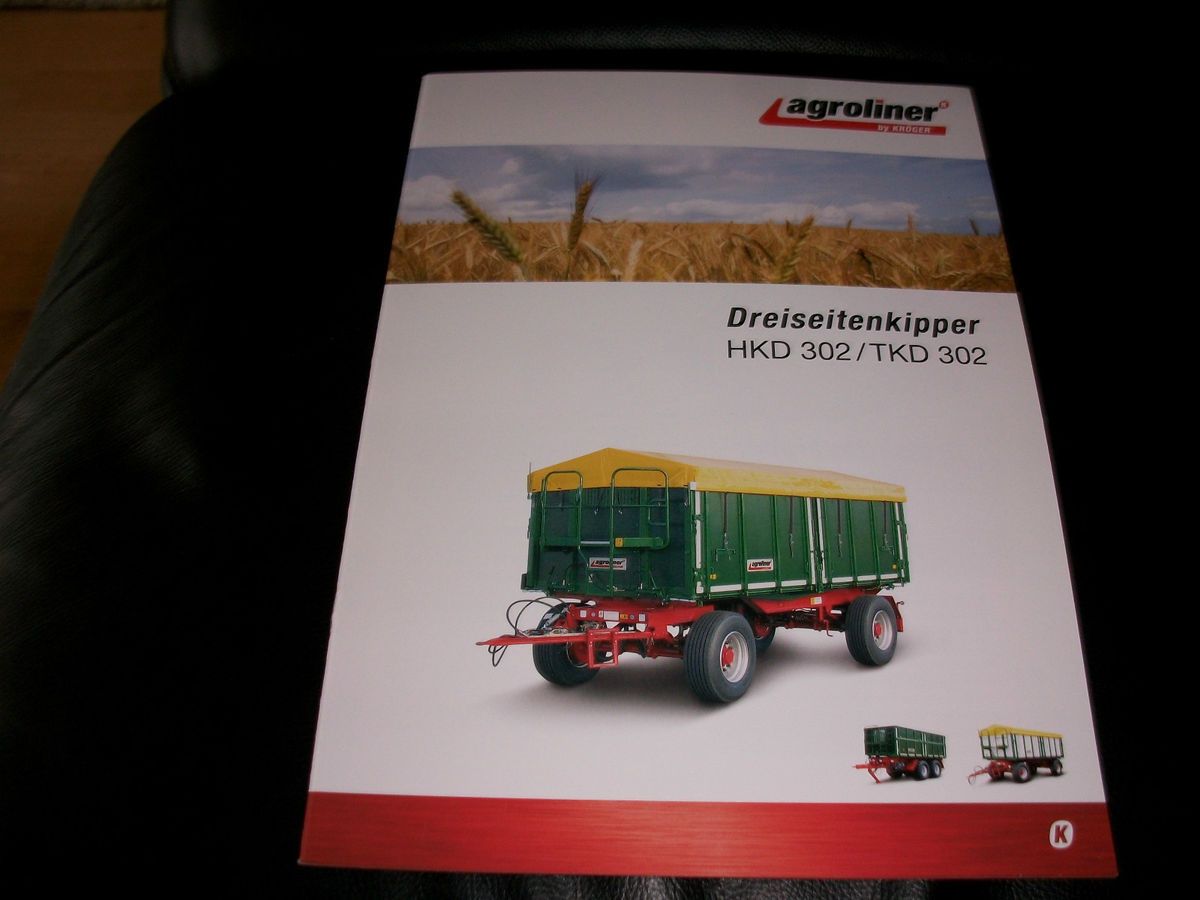 Prospekt agroliner   Dreiseitenkipper HKD 302 / TKD 302