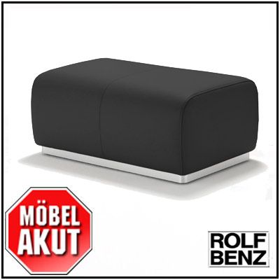 ORIGINAL ROLF BENZ SOFA PB 345 IN NAPPA LEDER SCHWARZ B212