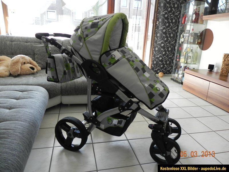 Wunderschöner Kombi Kinderwagen Set 3in1 El Jot Vesper