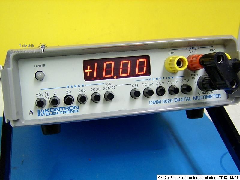 professionelles Tischmultimeter, KONTRON DMM 3020