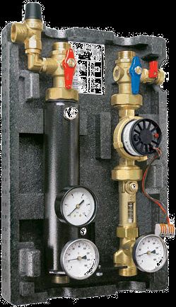 Anzeigeskala für Mediumviskositat ν=2,3 mm²/s) Heizungs  und