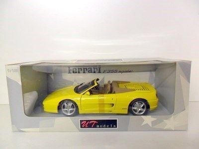 UT MODELS 1/18 22107 FERRARI F355 SPIDER YELLOW