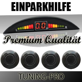 PDC Einparkhilfe Rückfahrwarner Parktronic Mod.3 21 Schwarz für