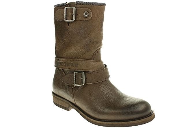 Tommy Hilfiger HUDSON 10A   Damen Schuhe Stiefel Stieflette   Cognac