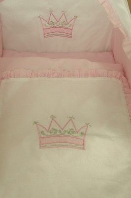 BABY Bettwäsche Set Himmel Nestchen Princess rosa NEU