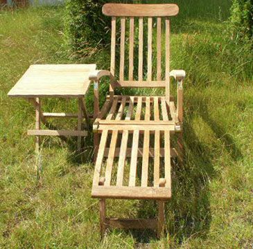 echt TEAK DECKCHAIR SONNENLIEGE LIEGESTUHL LIEGE NEU DECKSTUHL