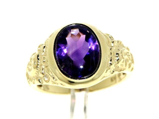 SCHMUCKJAGD RING 375 AMETHYST FACETTENR.BY SOGNI DÓRO