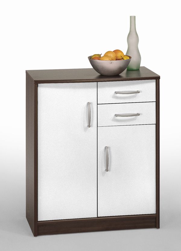 Kommode Aktenschrank Schrank Mehrzweckschrank Mod.K391 Wenge Weiss