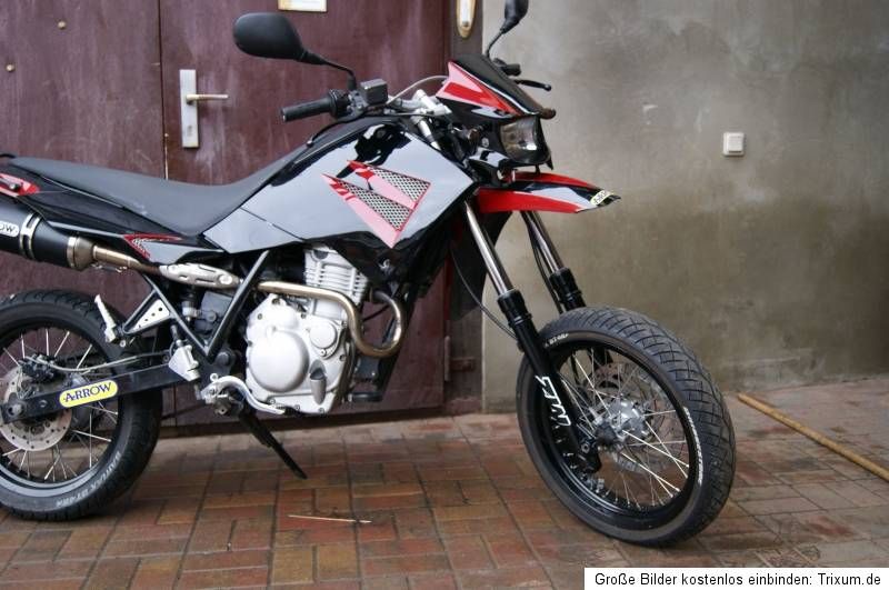 MZ SM Supermoto 125 Bj 2002 Sportauspuff ARROW 38530km